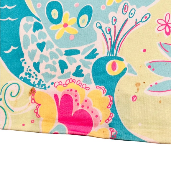 Lilly Pulitzer Bohemian Wide Legs pants Size 10 Zipper 97% cotton 3% Spandex - Picture 6 of 8